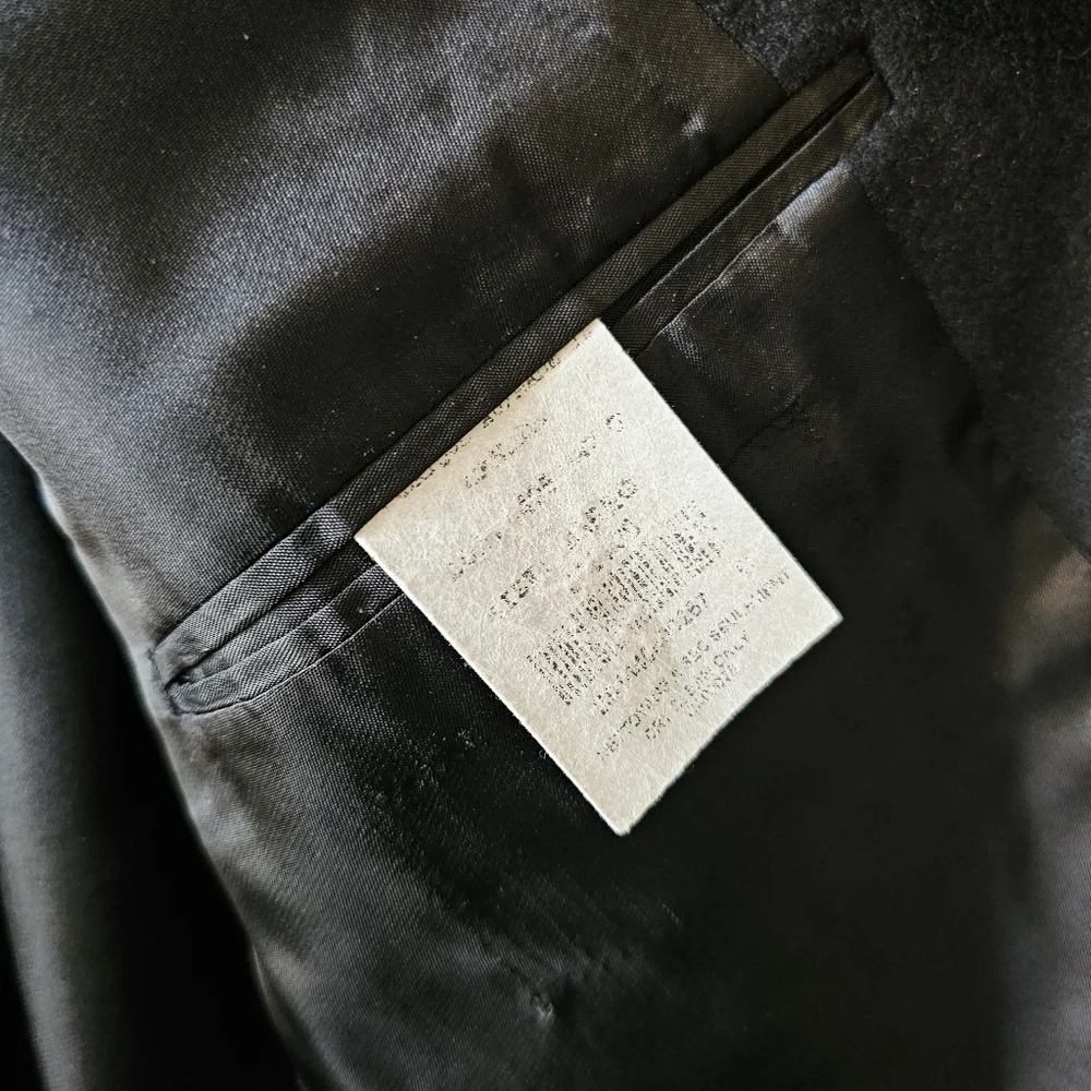 Arnold Brant 100% cashmere Classic Black Men's Blazer 46R